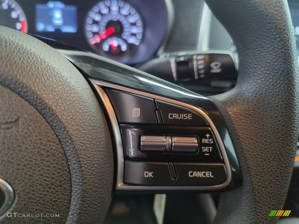 2020 Kia Optima LX Black Steering Wheel Photo #146610501