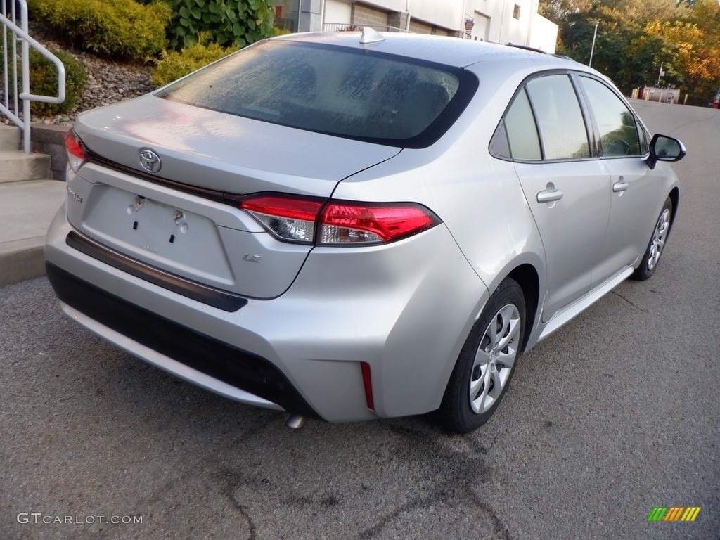 2020 Corolla LE - Classic Silver Metallic / Light Gray photo #8