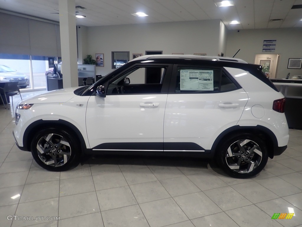 Lunar White 2024 Hyundai Venue Limited Exterior Photo #146610660