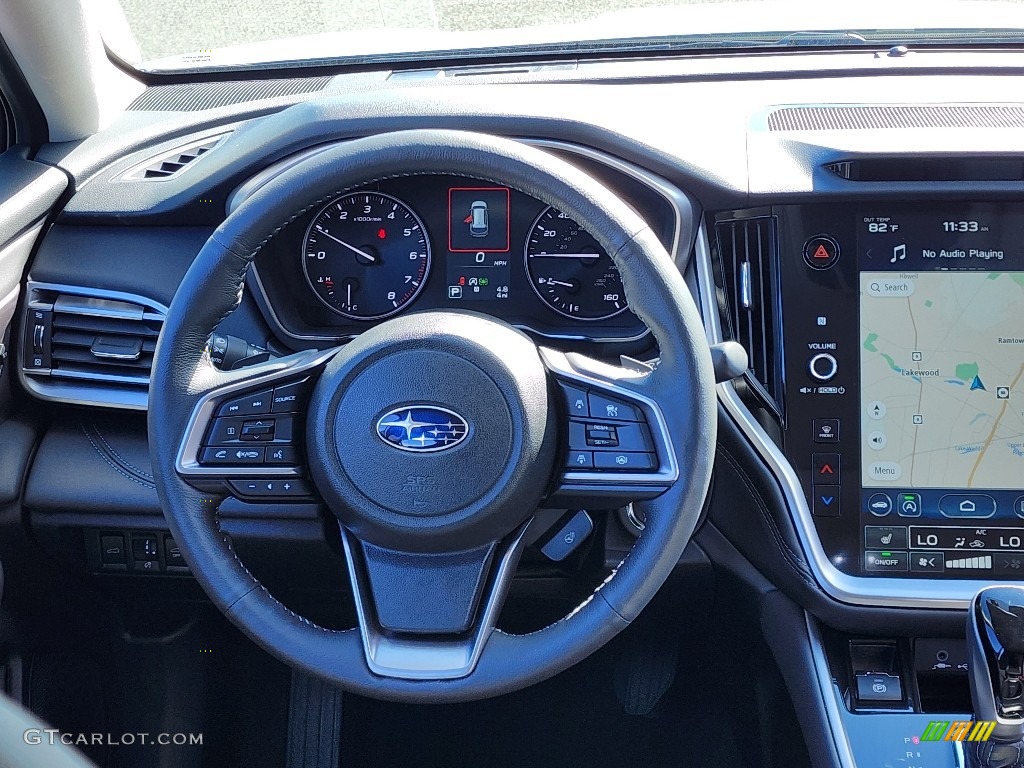 2024 Subaru Outback Limited Slate Black Steering Wheel Photo #146610683