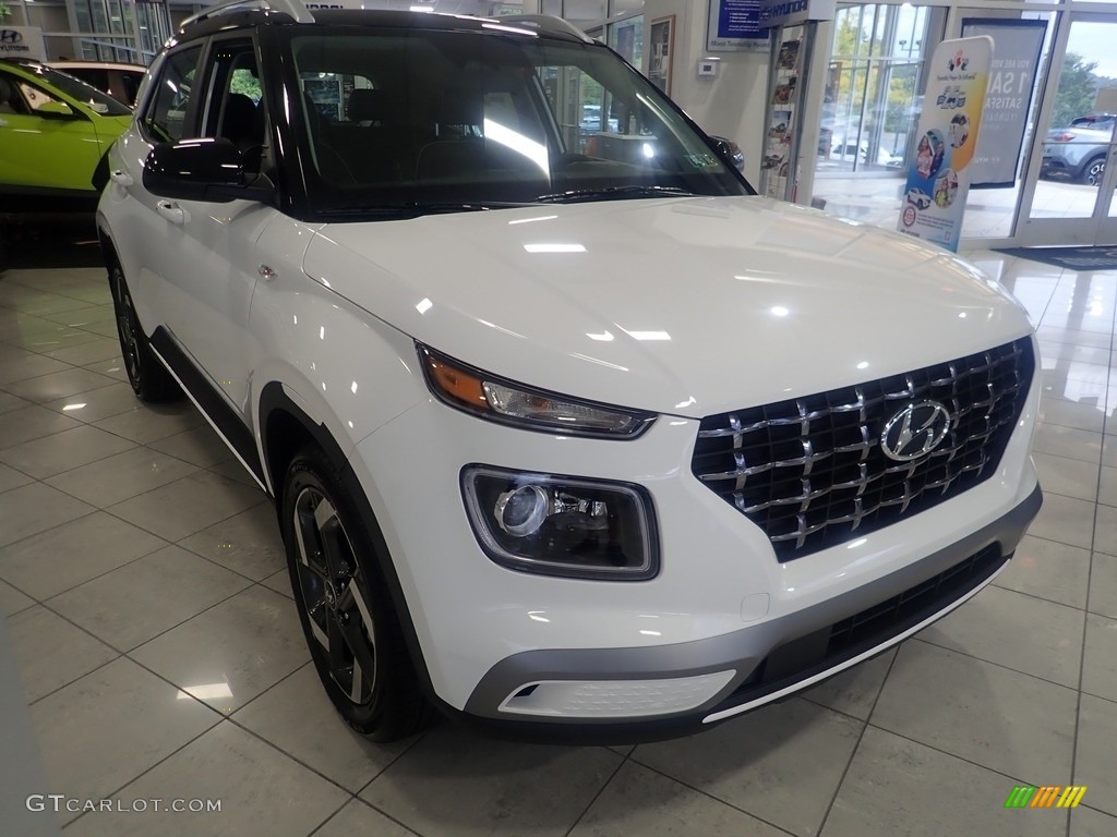Lunar White 2024 Hyundai Venue Limited Exterior Photo #146610730