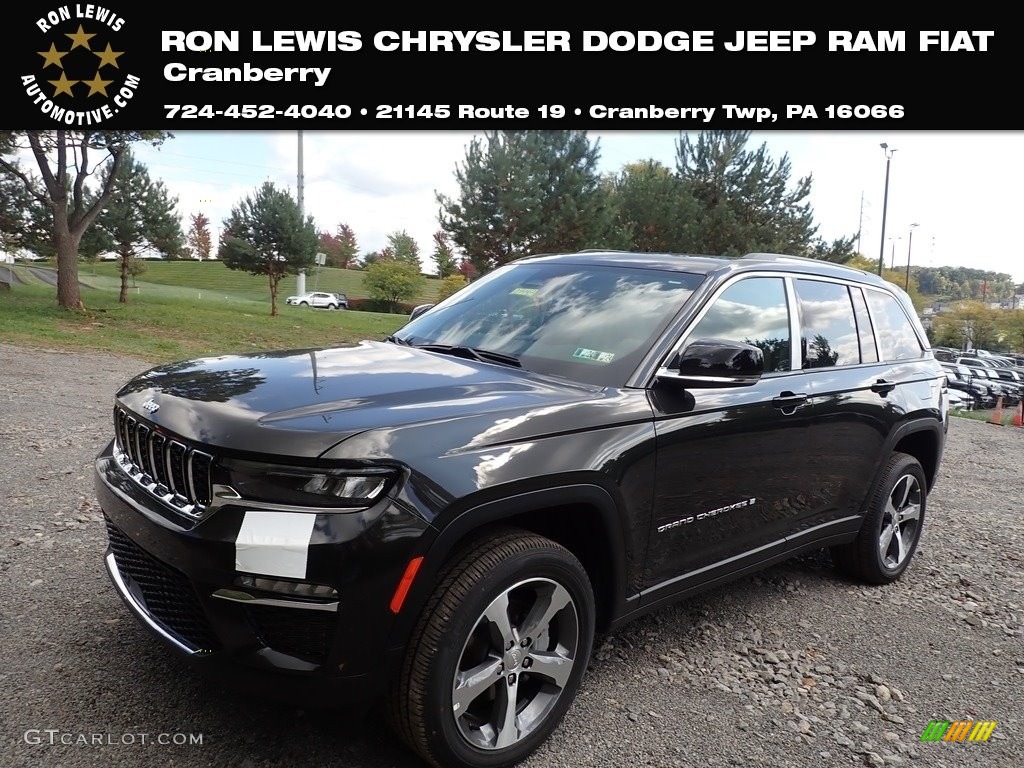 2023 Grand Cherokee Limited 4x4 - Rocky Mountain Pearl / Wicker Beige/Global Black photo #1