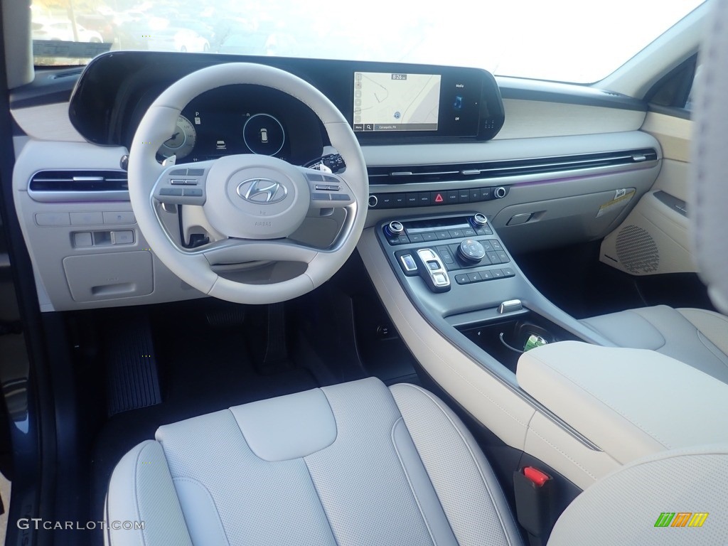 Navy/Beige Interior 2024 Hyundai Palisade Limited AWD Photo #146610937
