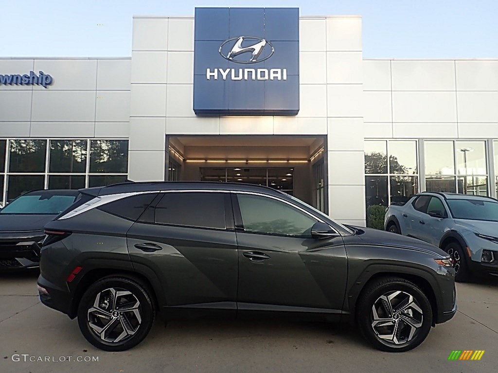 2024 Tucson Limited Hybrid AWD - Amazon Gray / Black photo #1