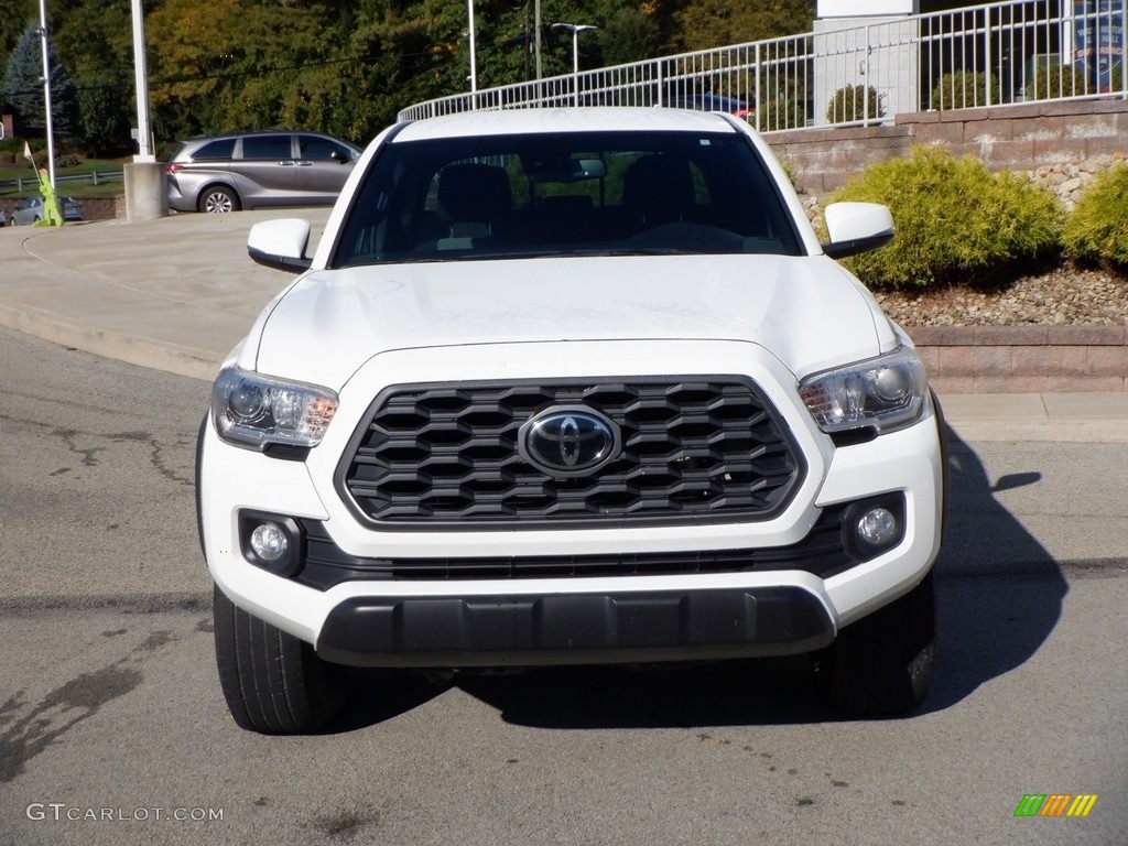 2020 Tacoma TRD Off Road Double Cab 4x4 - Super White / Cement photo #7