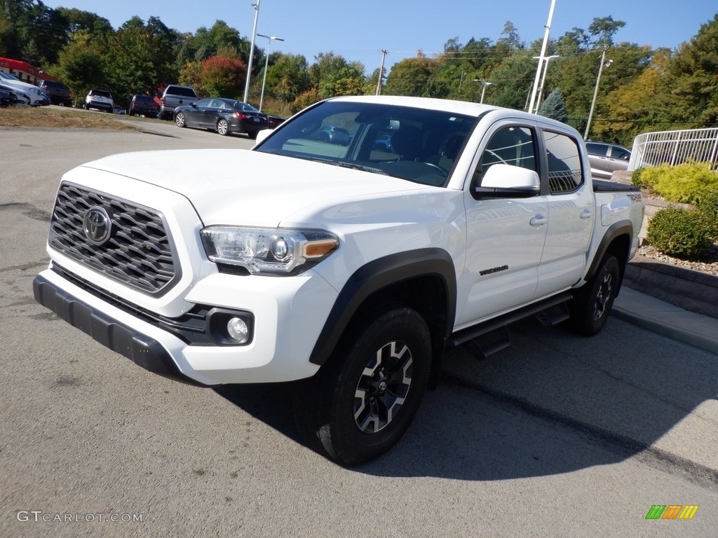 2020 Tacoma TRD Off Road Double Cab 4x4 - Super White / Cement photo #8
