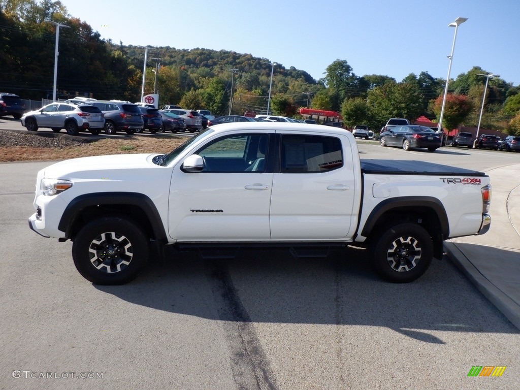 2020 Tacoma TRD Off Road Double Cab 4x4 - Super White / Cement photo #9