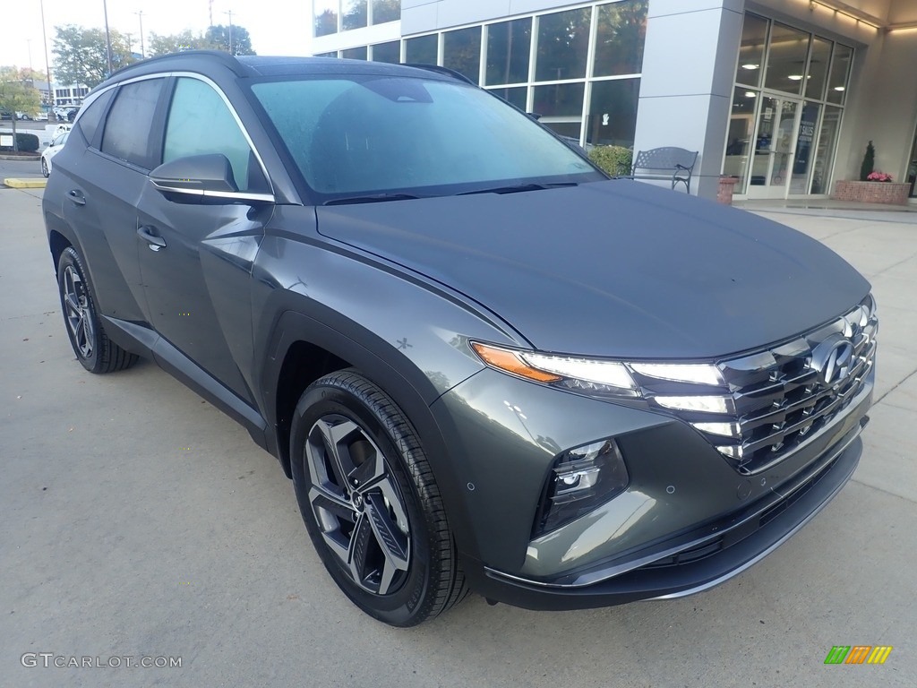 2024 Tucson Limited Hybrid AWD - Amazon Gray / Black photo #9