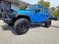 2016 Hydro Blue Pearl Jeep Wrangler Unlimited Sport 4x4  photo #1