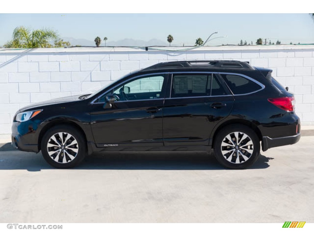 2017 Outback 2.5i Limited - Crystal Black Silica / Slate Black photo #8