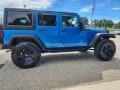2016 Hydro Blue Pearl Jeep Wrangler Unlimited Sport 4x4  photo #6