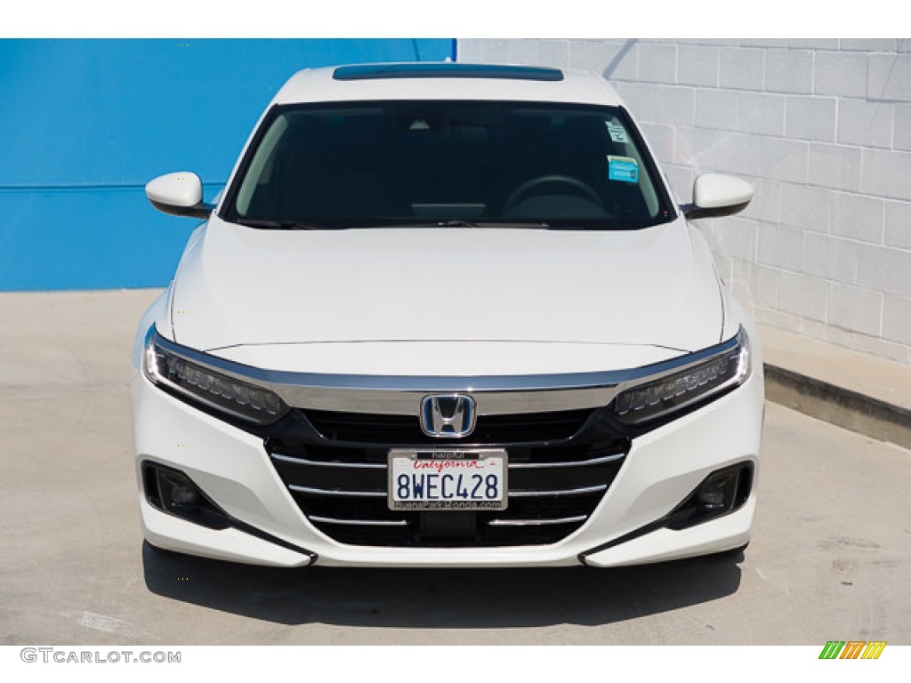 2021 Accord EX Hybrid - Platinum White Pearl / Black photo #7