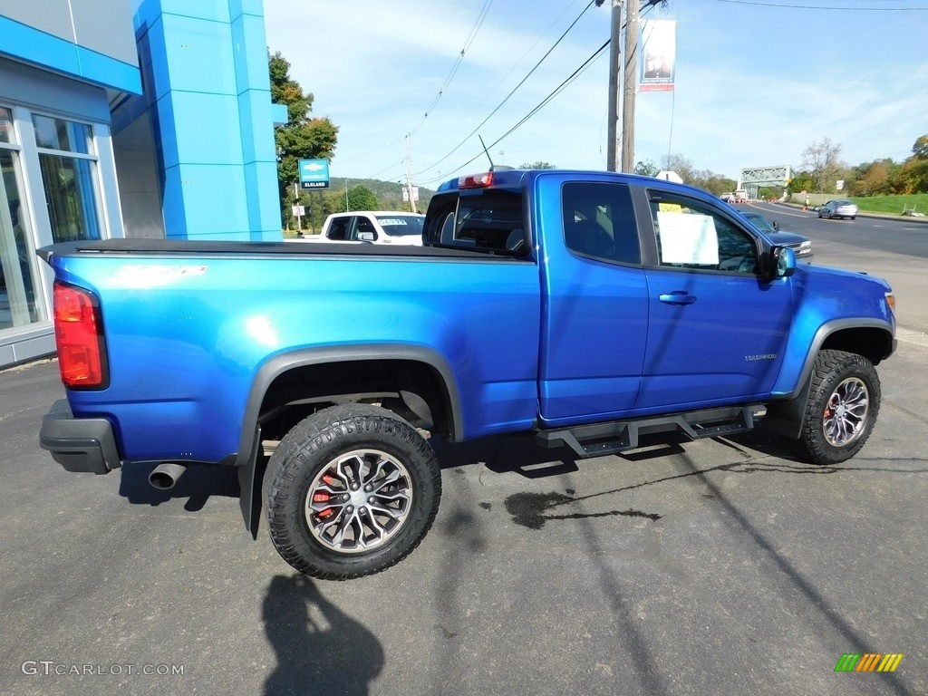 2018 Colorado ZR2 Extended Cab 4x4 - Kinetic Blue Metallic / Jet Black photo #3