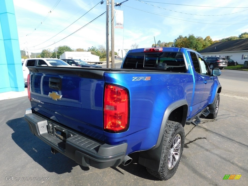 2018 Colorado ZR2 Extended Cab 4x4 - Kinetic Blue Metallic / Jet Black photo #4