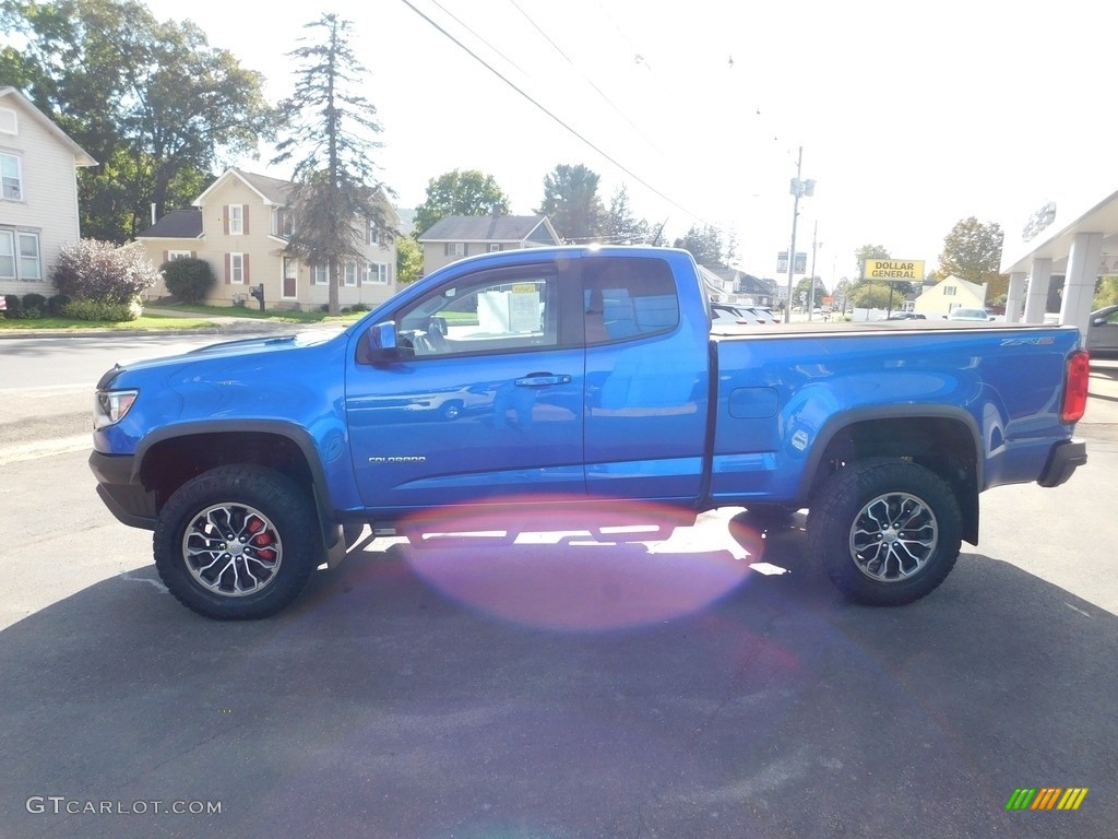 2018 Colorado ZR2 Extended Cab 4x4 - Kinetic Blue Metallic / Jet Black photo #7