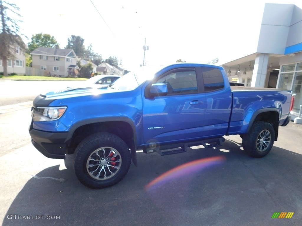 2018 Colorado ZR2 Extended Cab 4x4 - Kinetic Blue Metallic / Jet Black photo #8