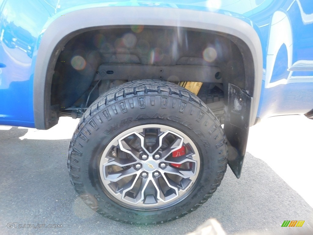 2018 Colorado ZR2 Extended Cab 4x4 - Kinetic Blue Metallic / Jet Black photo #12