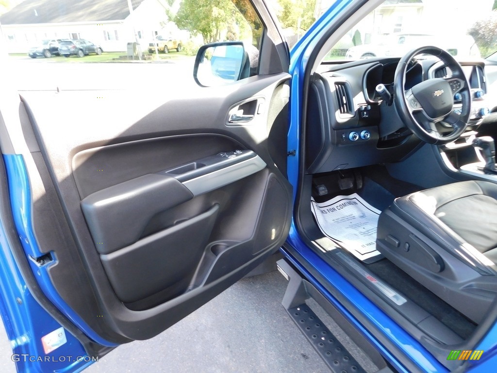 2018 Colorado ZR2 Extended Cab 4x4 - Kinetic Blue Metallic / Jet Black photo #19