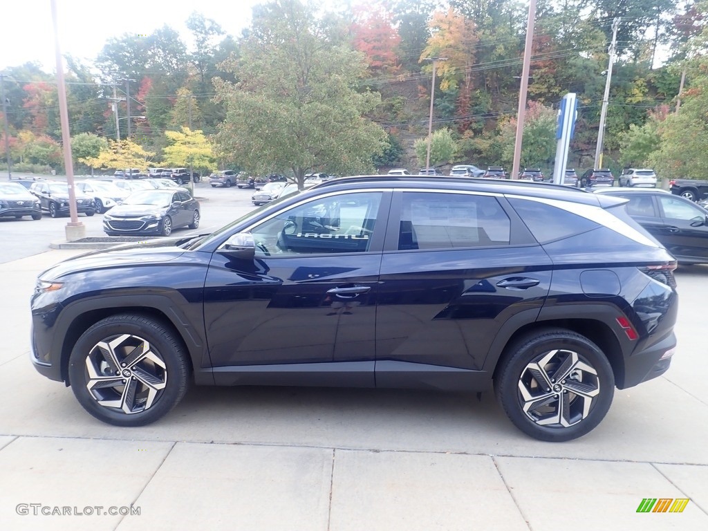 Deep Sea 2024 Hyundai Tucson SEL Convenience Hybrid AWD Exterior Photo #146613073