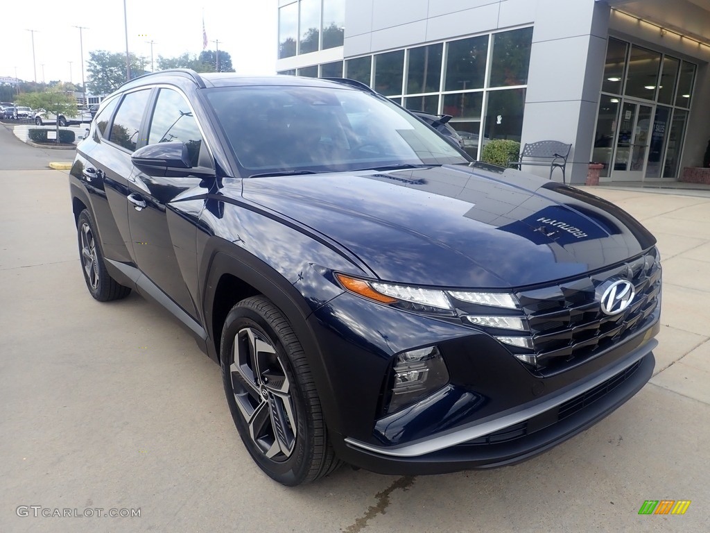 Deep Sea 2024 Hyundai Tucson SEL Convenience Hybrid AWD Exterior Photo #146613141
