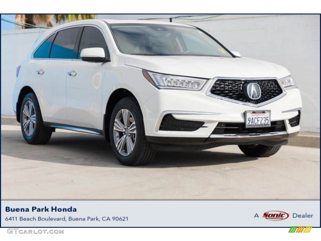 Platinum White Pearl Acura MDX