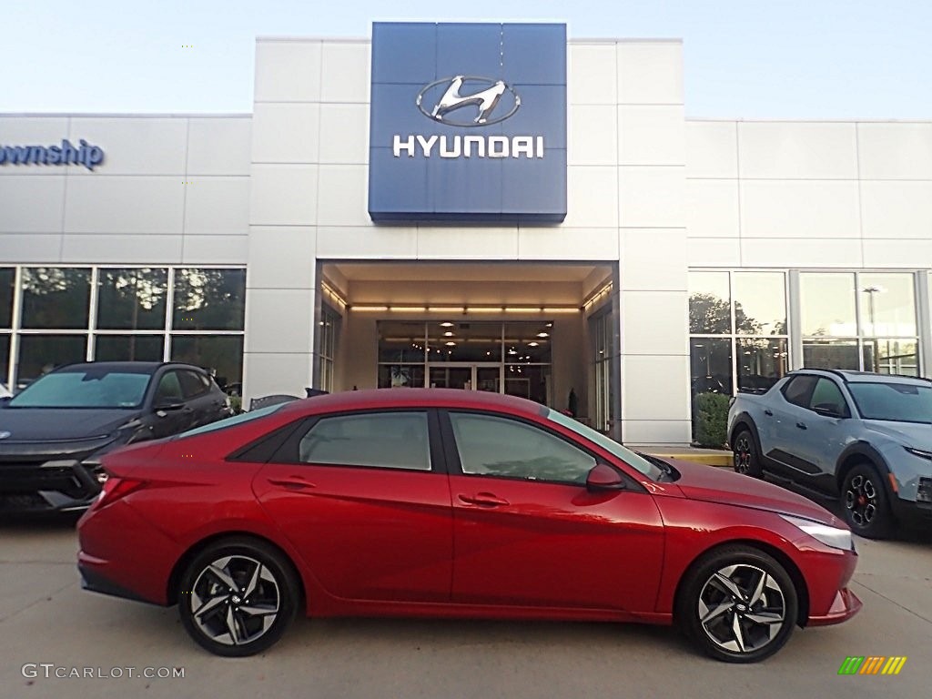 Ultimate Red Metallic Hyundai Elantra
