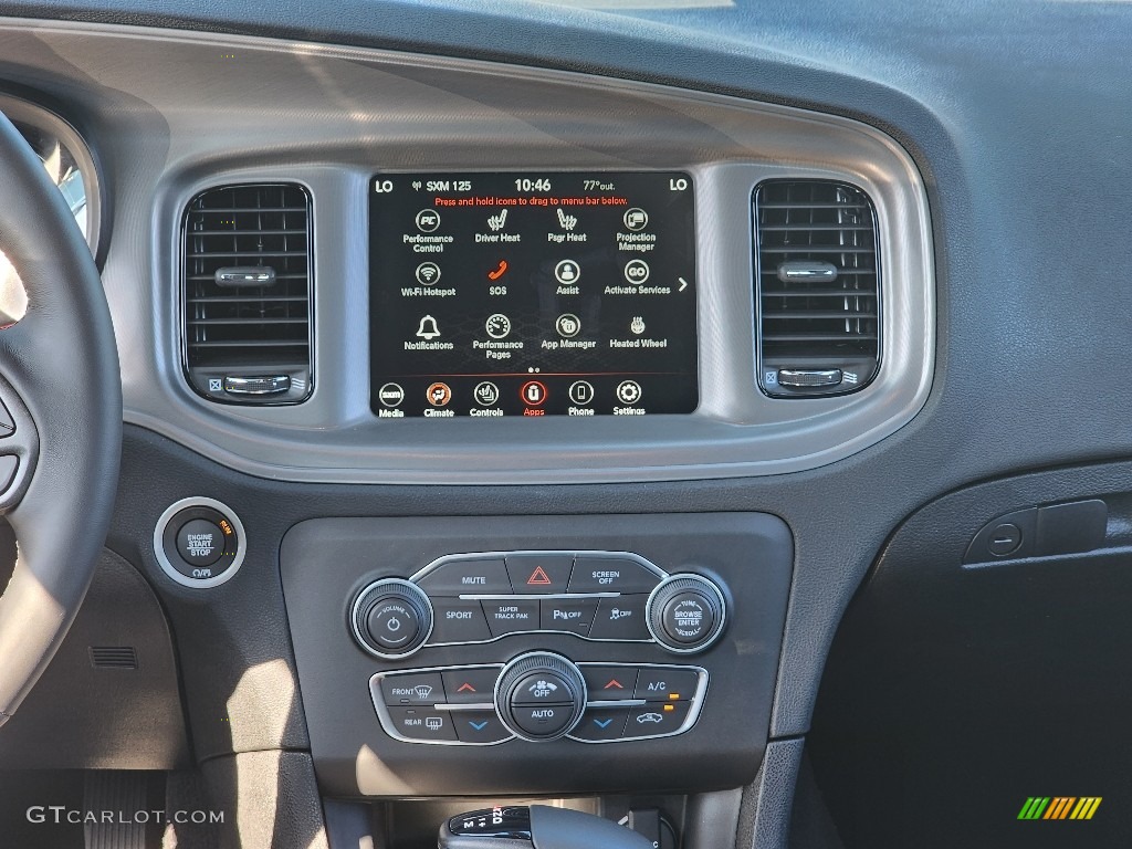 2023 Charger SXT AWD Blacktop - Destroyer Gray / Black photo #9