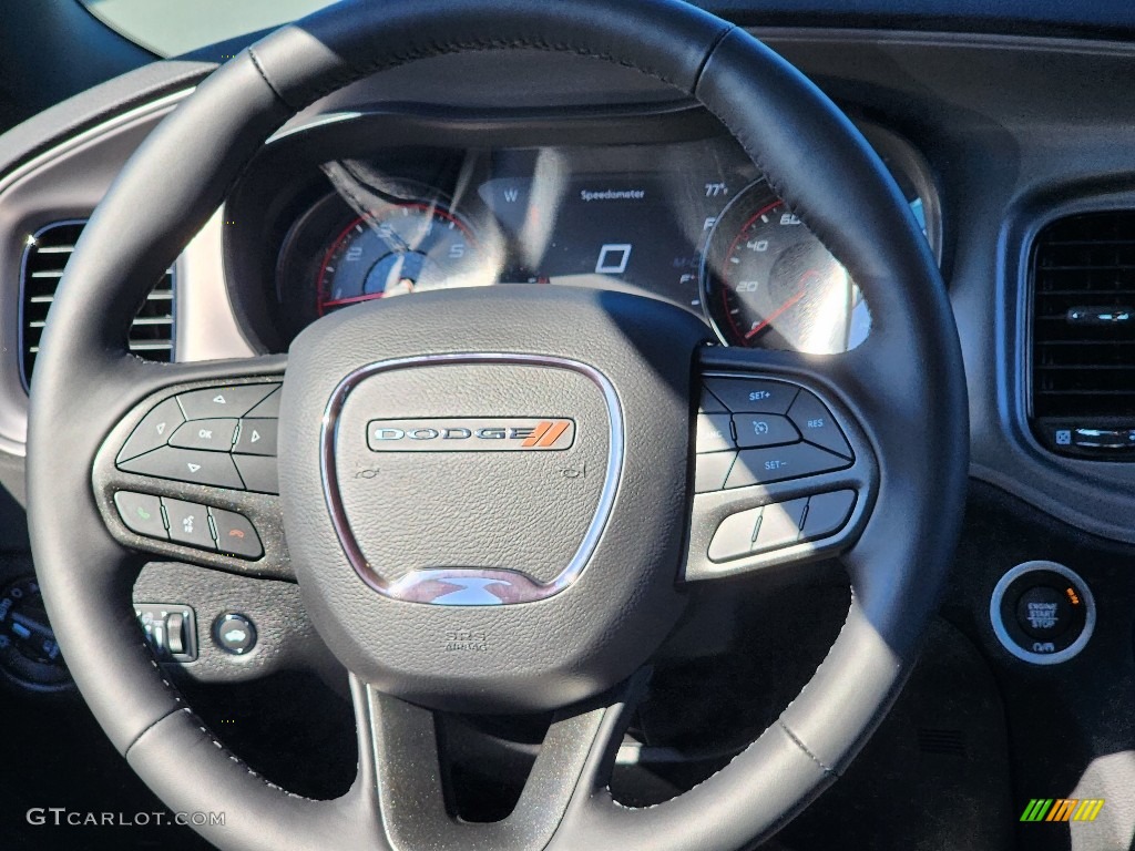 2023 Charger SXT AWD Blacktop - Destroyer Gray / Black photo #11