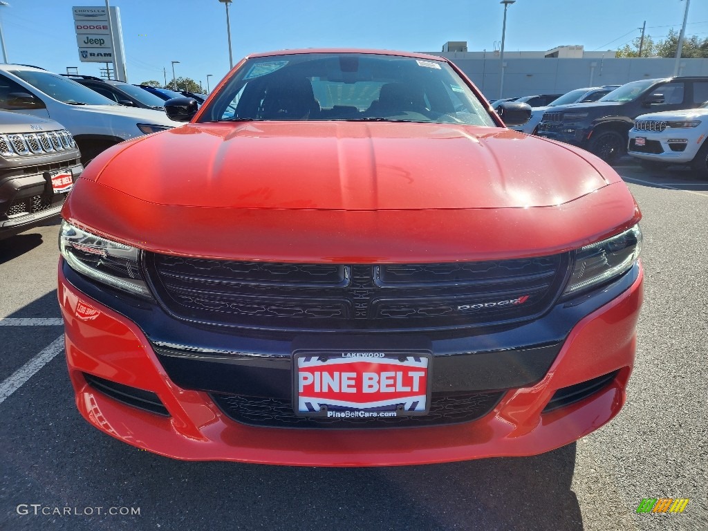 2023 Charger SXT AWD Blacktop - Go Mango / Black photo #2