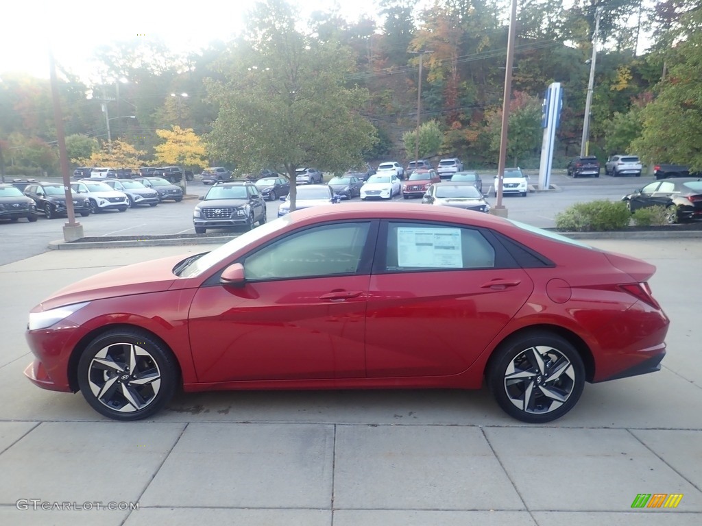 2023 Elantra SEL - Ultimate Red Metallic / Black photo #6