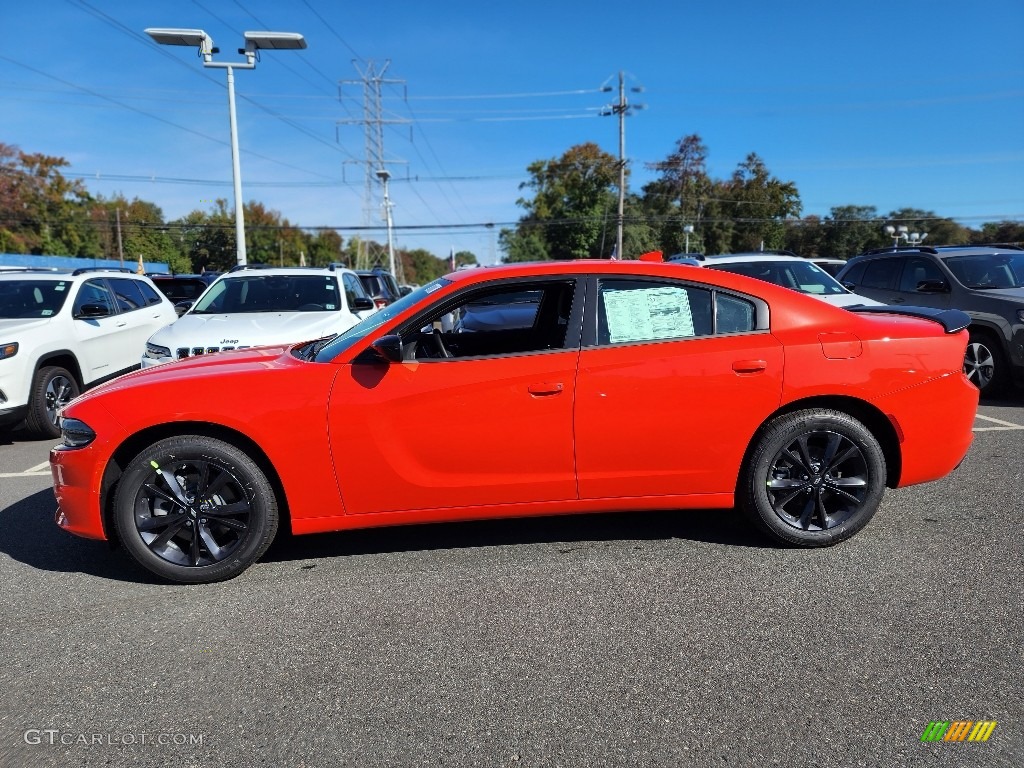 Go Mango 2023 Dodge Charger SXT AWD Blacktop Exterior Photo #146613656