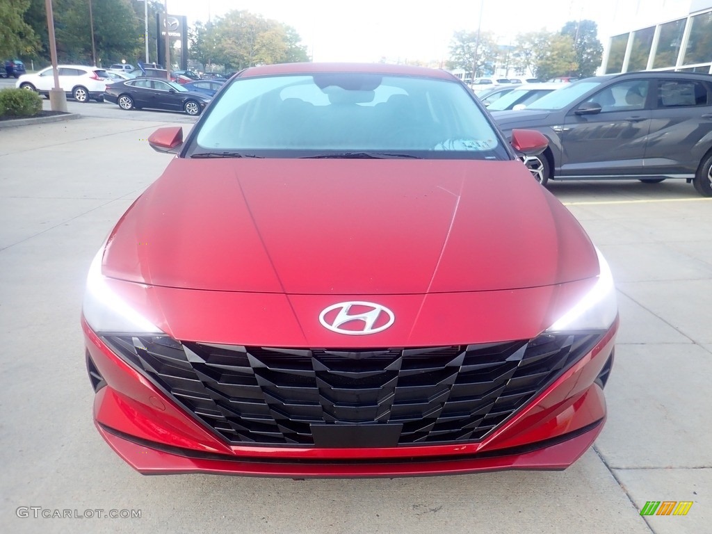 2023 Elantra SEL - Ultimate Red Metallic / Black photo #8