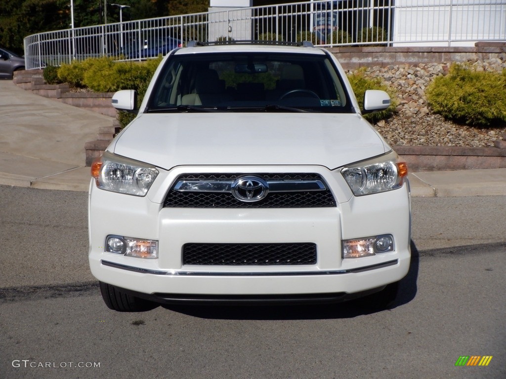 2010 4Runner Limited 4x4 - Blizzard White Pearl / Sand Beige photo #6