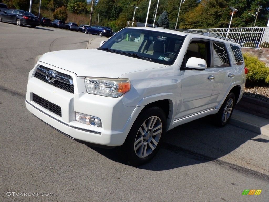 2010 4Runner Limited 4x4 - Blizzard White Pearl / Sand Beige photo #7
