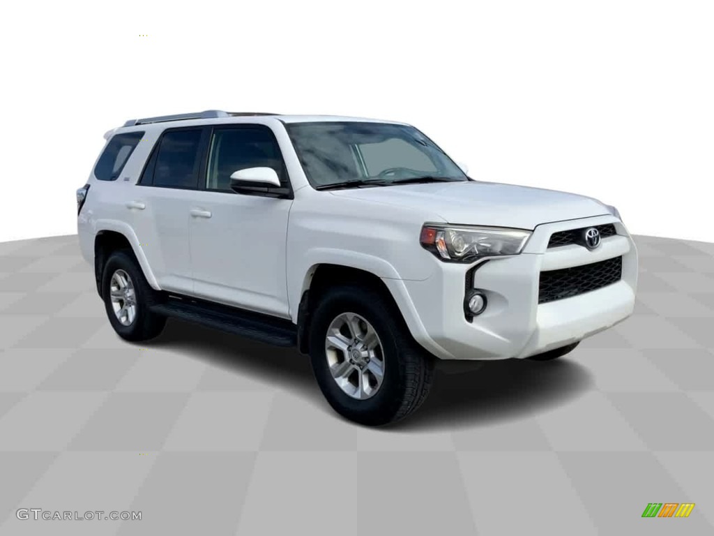 2014 4Runner SR5 4x4 - Super White / Graphite photo #2