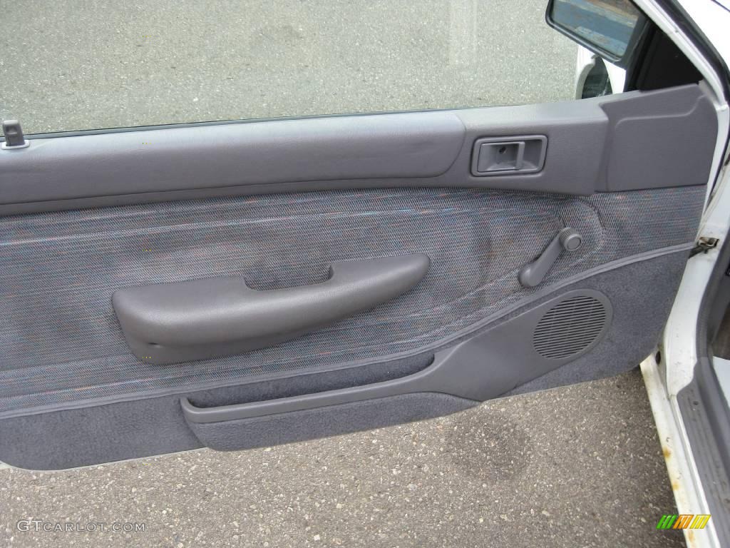 1996 Escort LX Sedan - Oxford White / Gray photo #24