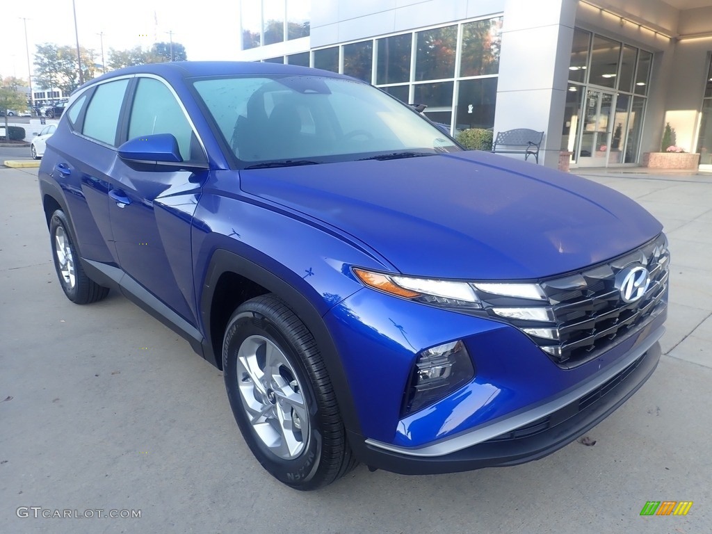 2024 Tucson SE AWD - Intense Blue / Black photo #9