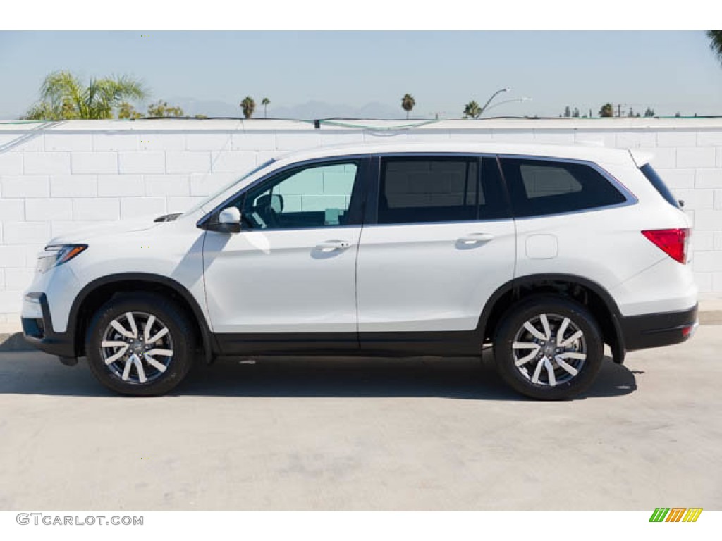 2021 Pilot EX AWD - Platinum White Pearl / Black photo #8