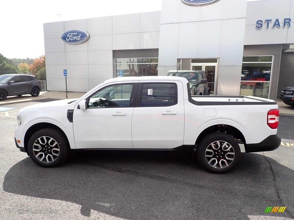 Oxford White 2023 Ford Maverick Lariat Exterior Photo #146614787