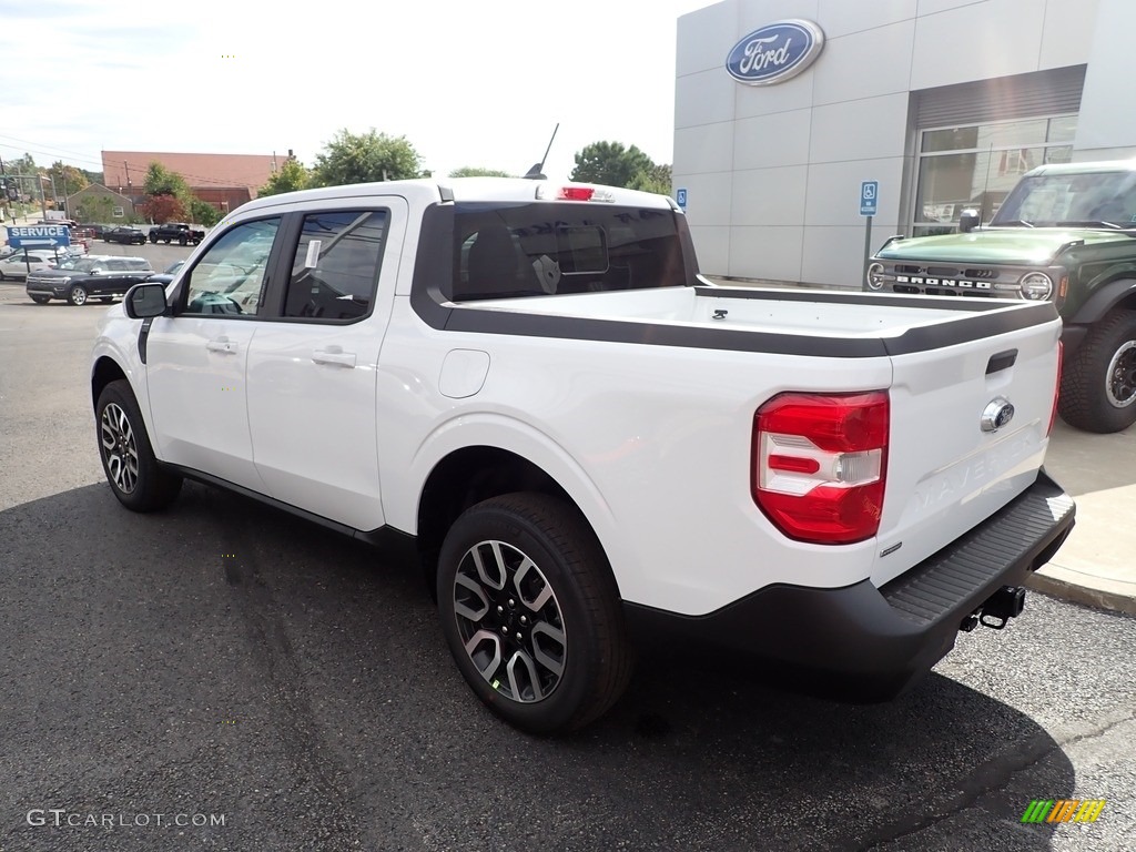 Oxford White 2023 Ford Maverick Lariat Exterior Photo #146614810