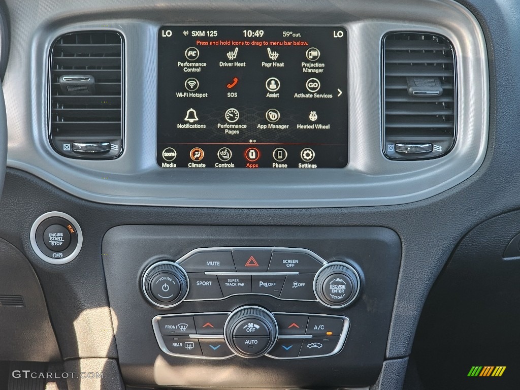 2023 Charger SXT AWD Blacktop - Triple Nickel / Black photo #9