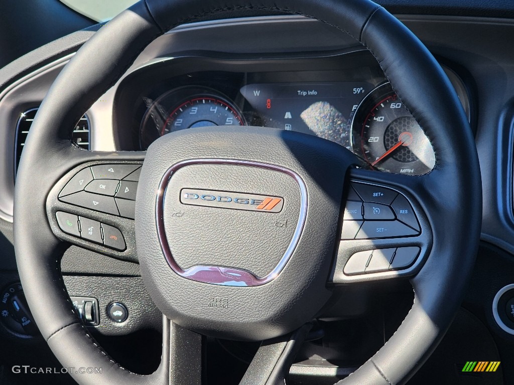 2023 Charger SXT AWD Blacktop - Triple Nickel / Black photo #10
