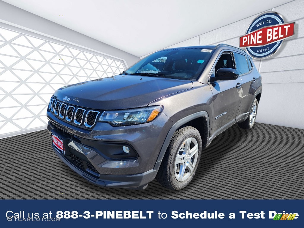 2023 Compass Latitude 4x4 - Granite Crystal Metallic / Black photo #1