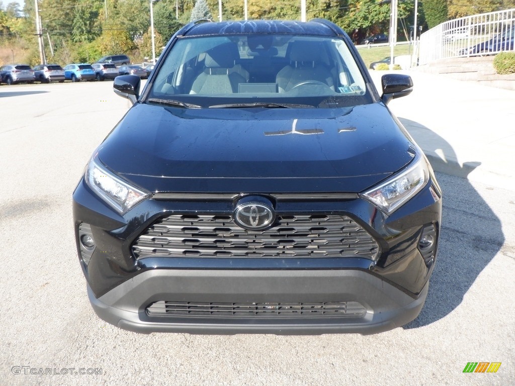 2020 RAV4 XLE AWD - Midnight Black Metallic / Light Gray photo #4