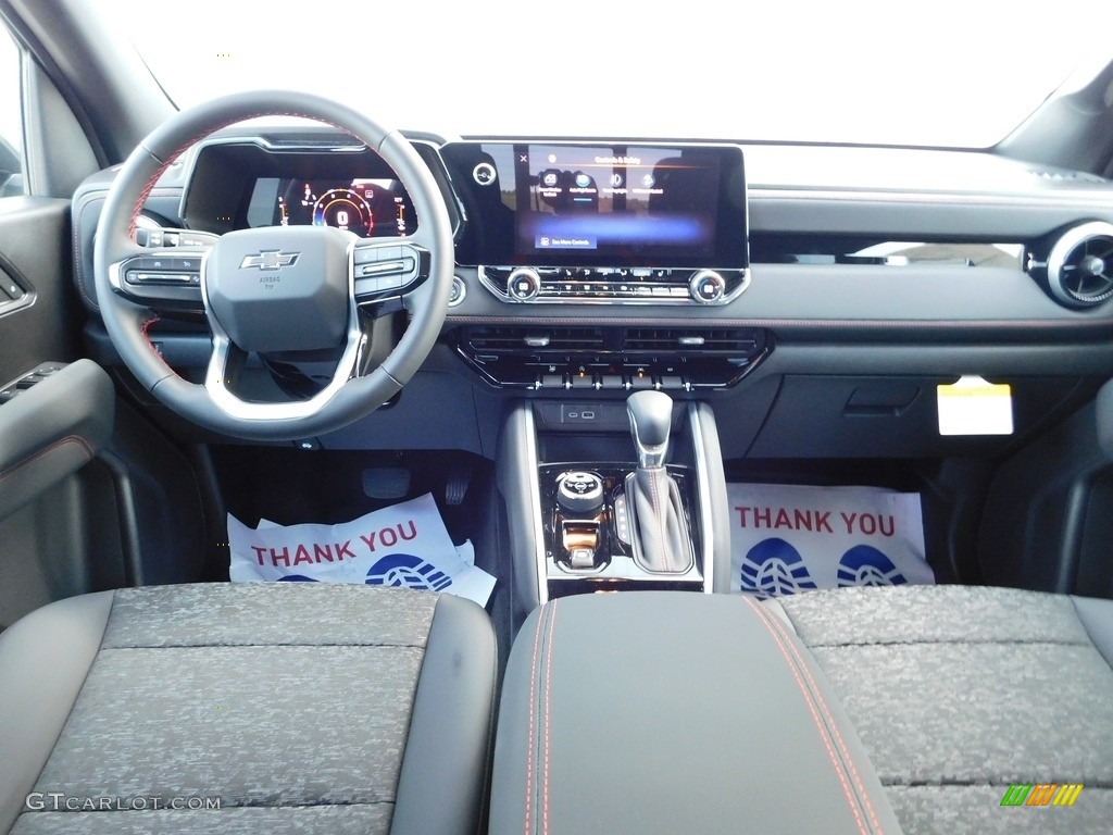 Jet Black/Adrenaline Red Interior 2023 Chevrolet Colorado Z71 Crew Cab 4x4 Photo #146615772