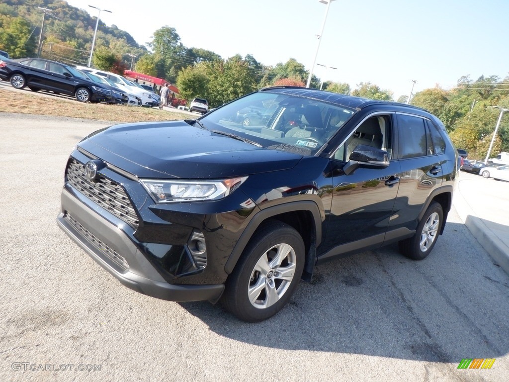 2020 RAV4 XLE AWD - Midnight Black Metallic / Light Gray photo #5