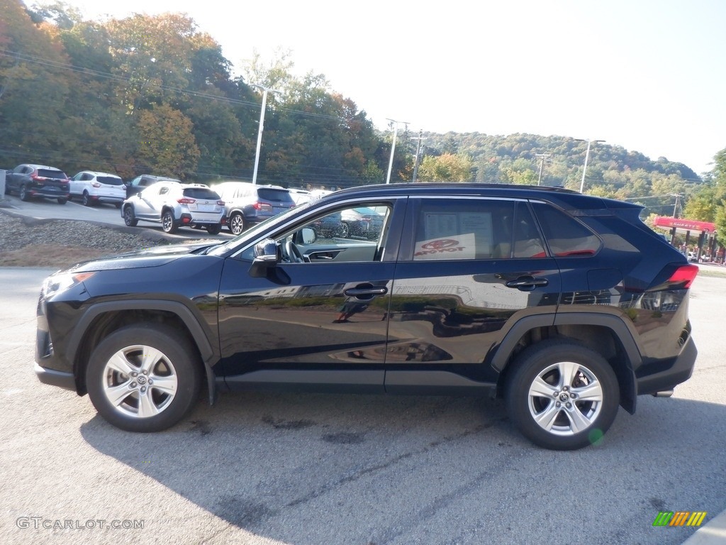2020 RAV4 XLE AWD - Midnight Black Metallic / Light Gray photo #6