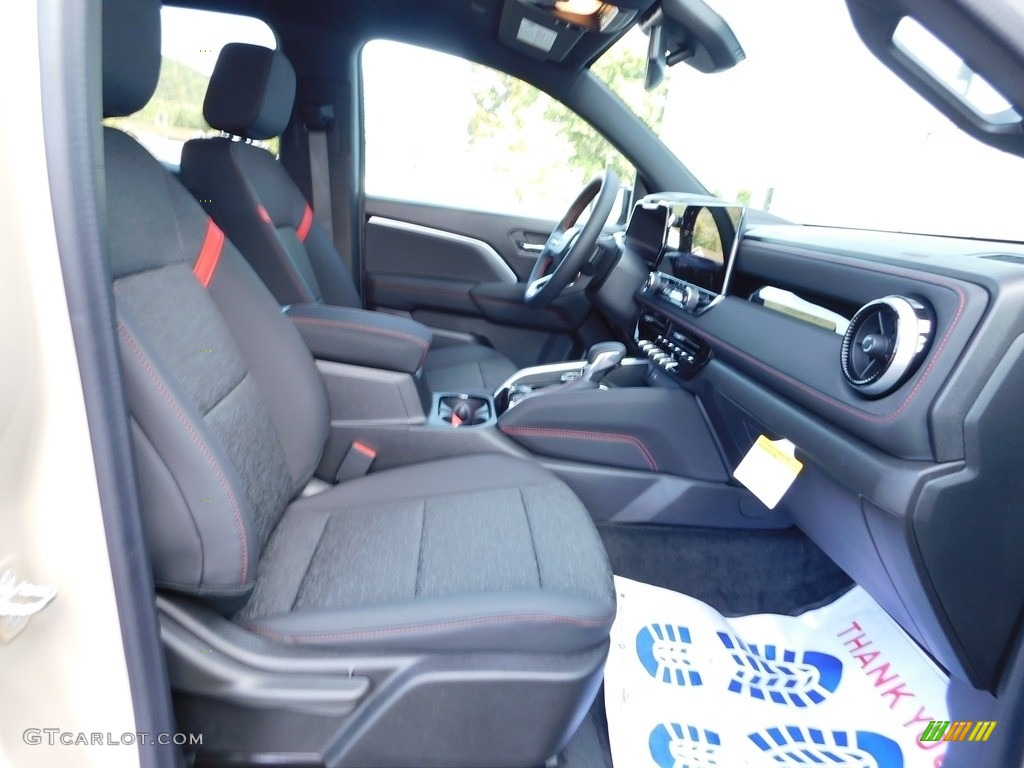 Jet Black/Adrenaline Red Interior 2023 Chevrolet Colorado Z71 Crew Cab 4x4 Photo #146615940
