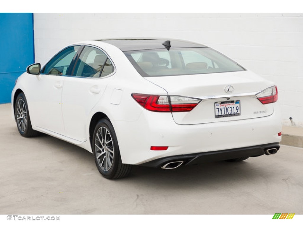 2017 ES 350 - Eminent White Pearl / Flaxen photo #2