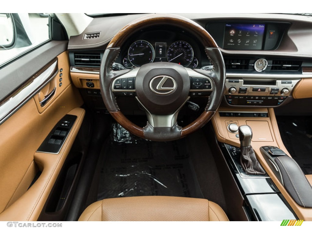2017 Lexus ES 350 Flaxen Dashboard Photo #146616454